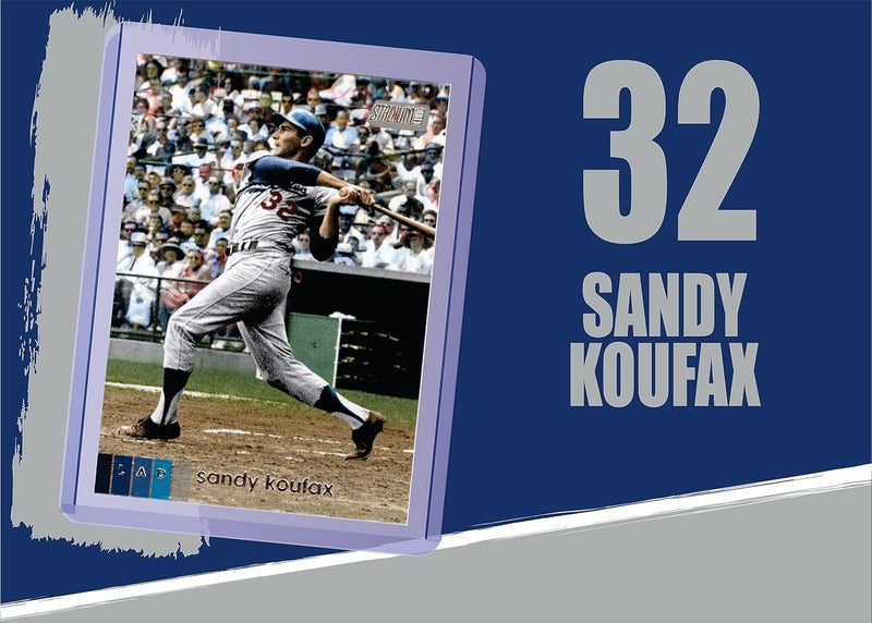 Chaser Sandy Koufax (5) Assorted Baseball Cards Gift Pack - Los Angeles Dodgers - Image 4